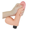 LoveToy Gode vibrant avec bourses Real Soft 14 x 4cm